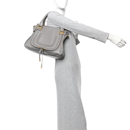 Chloe Calfskin Medium Marcie Satchel Cashmere Grey 2 of 16