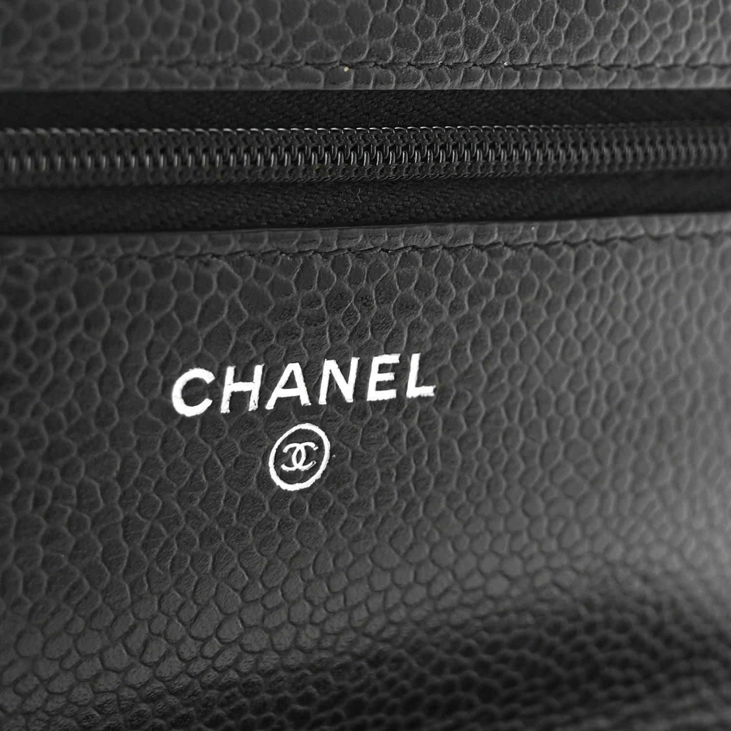 Chanel Caviar Quilted Wallet on Chain WOC Black 6 of 12