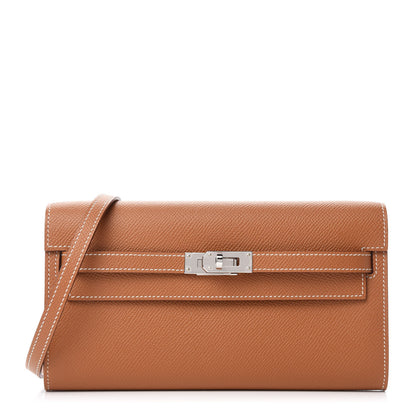 Hermes Epsom Kelly Wallet To Go Gold 1 of 11