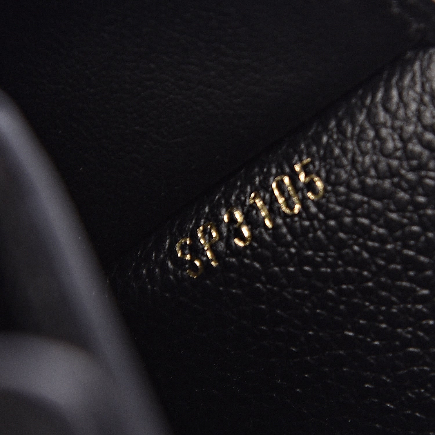 Louis Vuitton Empreinte Compact Curieuse Wallet Black 7 of 8