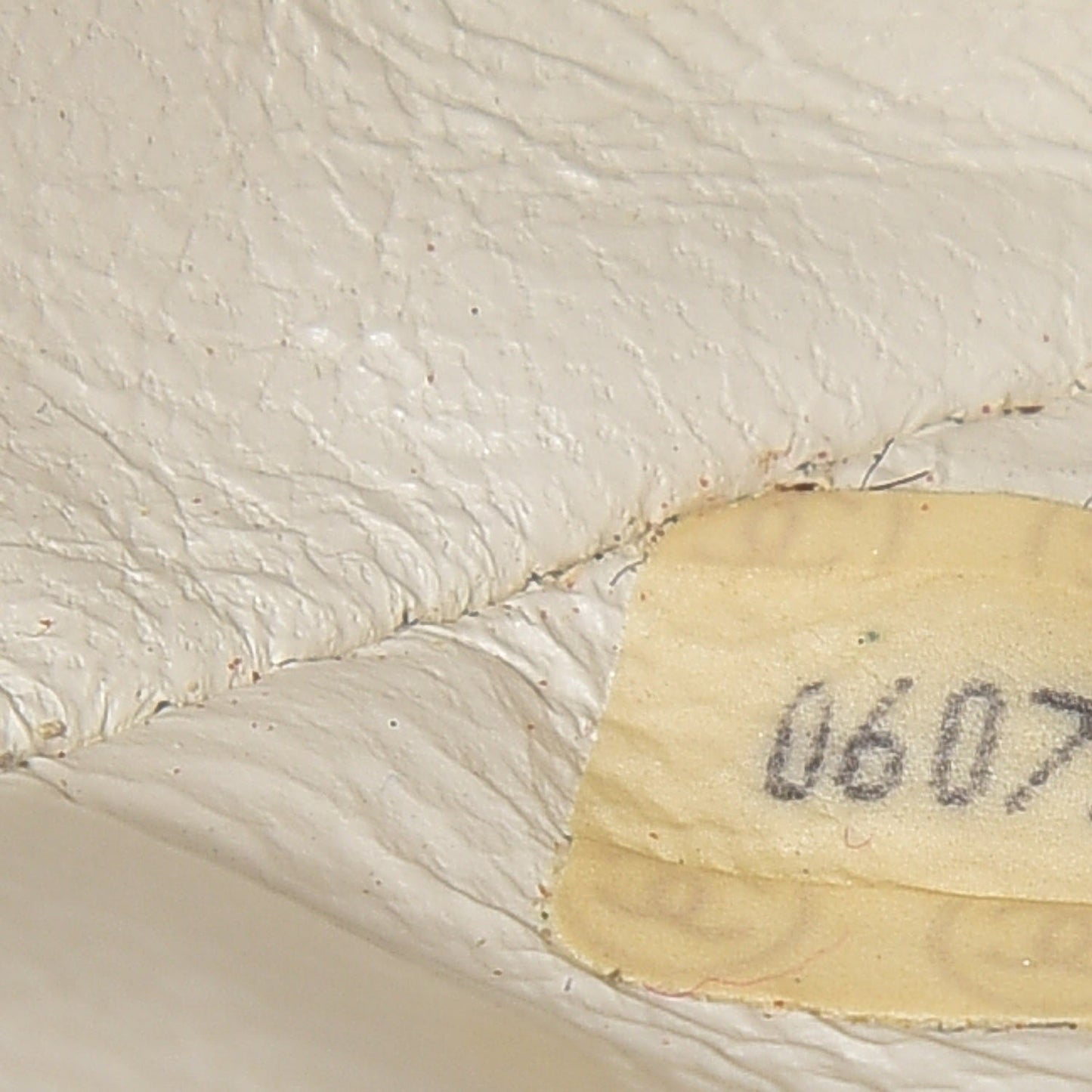 Lambskin Quilted Small Half Moon Flap Ivory