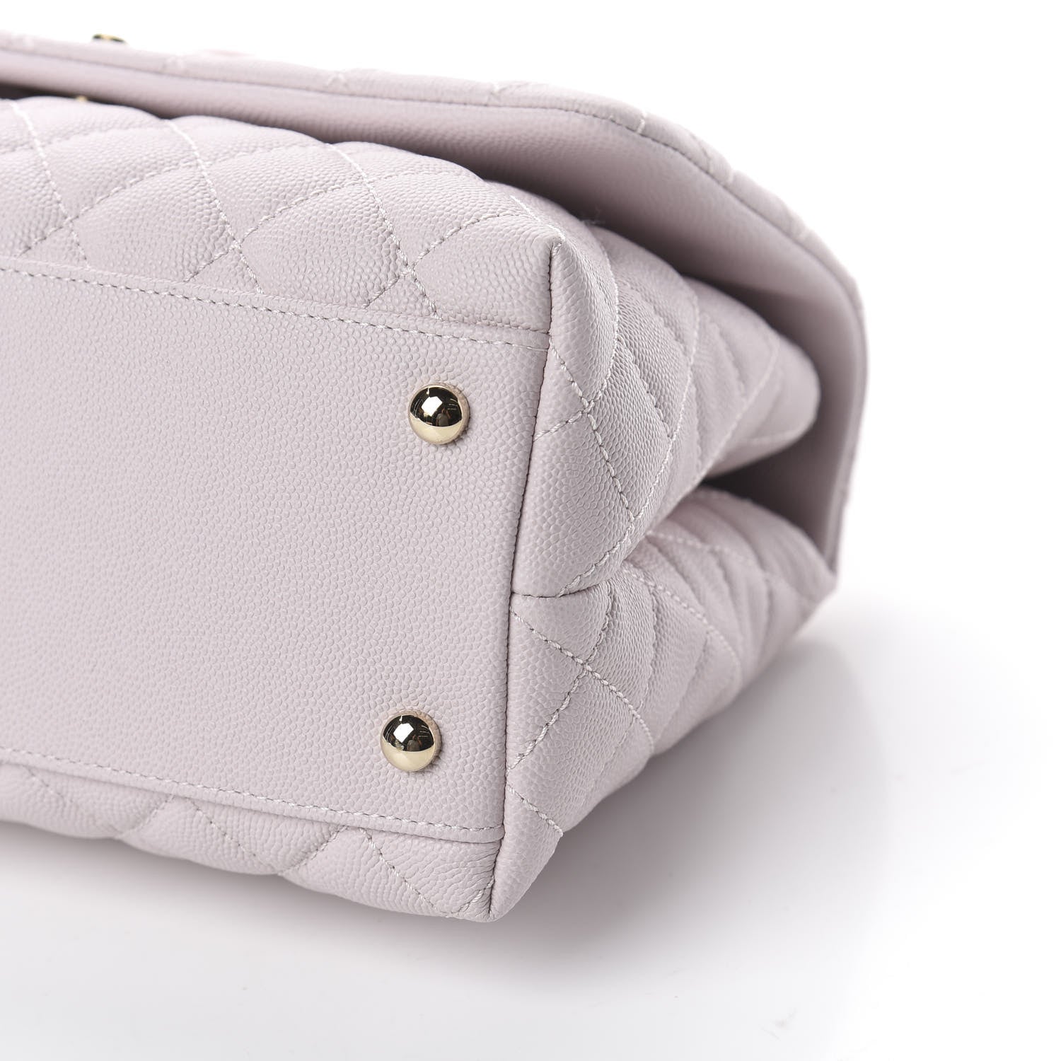 Chanel Caviar Quilted Small Coco Handle Flap Lilas Lilac 9 of 9