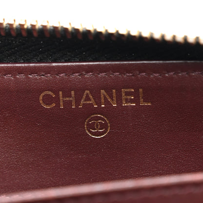 Chanel Caviar Quilted Large Gusset Zip Around Wallet Black 6 of 12