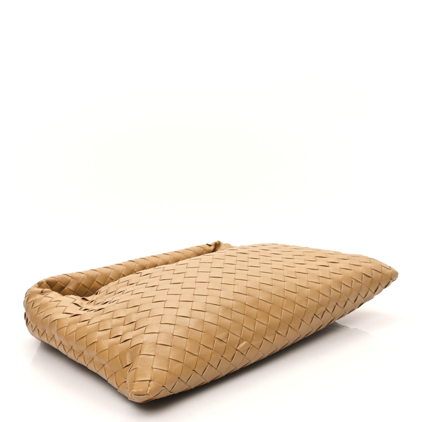 Calfskin Intrecciato Small Hop Dark Praline
