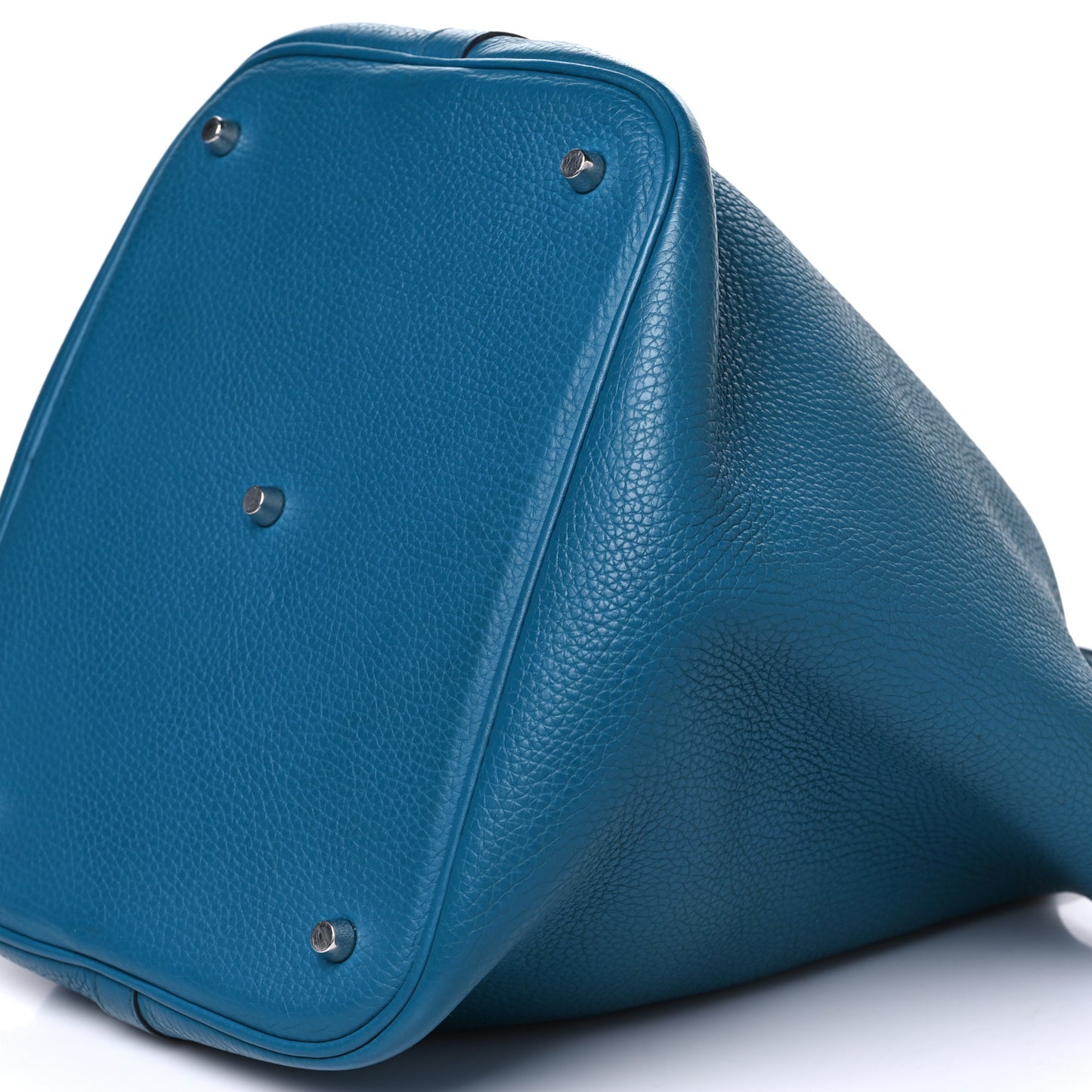 Taurillon Clemence Picotin Lock 26 GM Turquoise