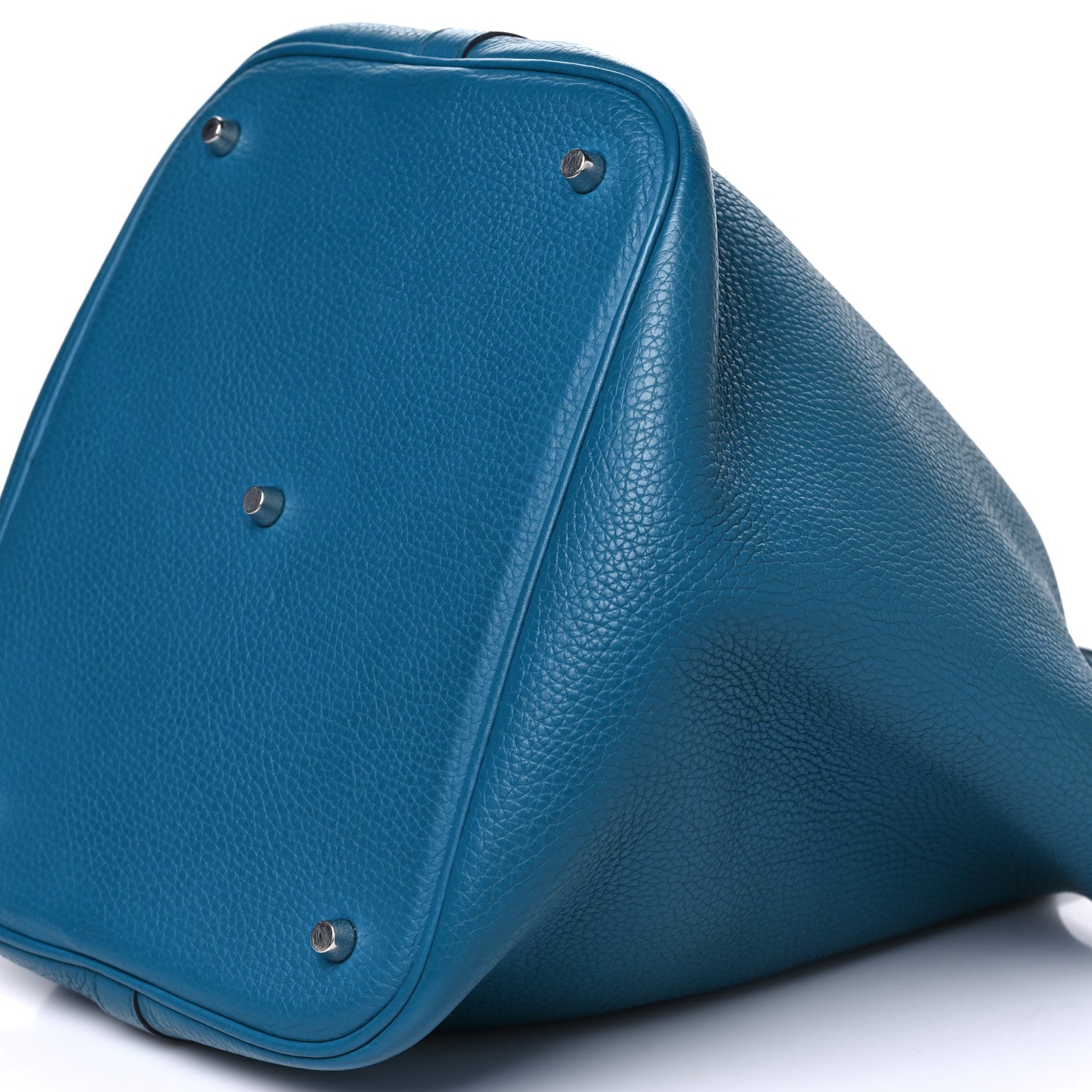 Hermes Taurillon Clemence Picotin Lock 26 GM Turquoise 10 of 11