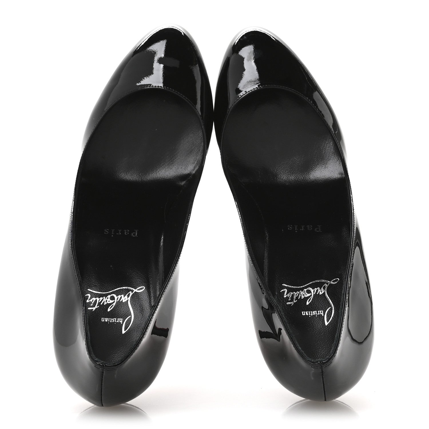 Christian Louboutin Patent Dolly 70 Pumps 37.5 Black 2 of 8