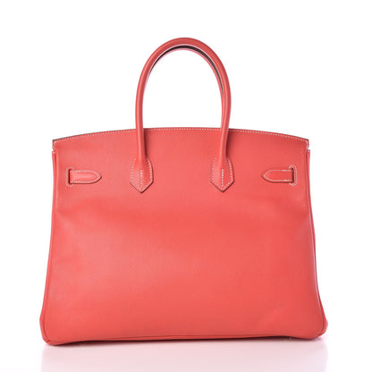Hermes Epsom Candy Birkin 35 Rose Jaipur Gold 4 of 35