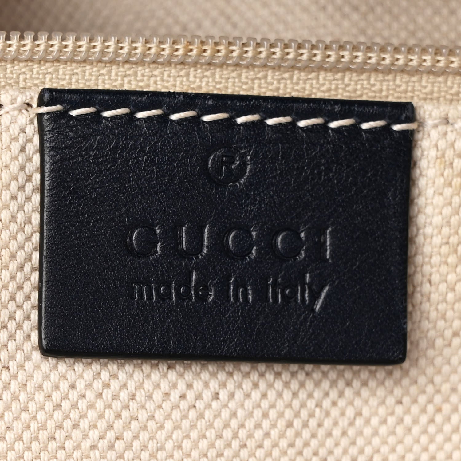 Gucci Monogram Calfskin Large Sukey Tote Navy 6 of 13