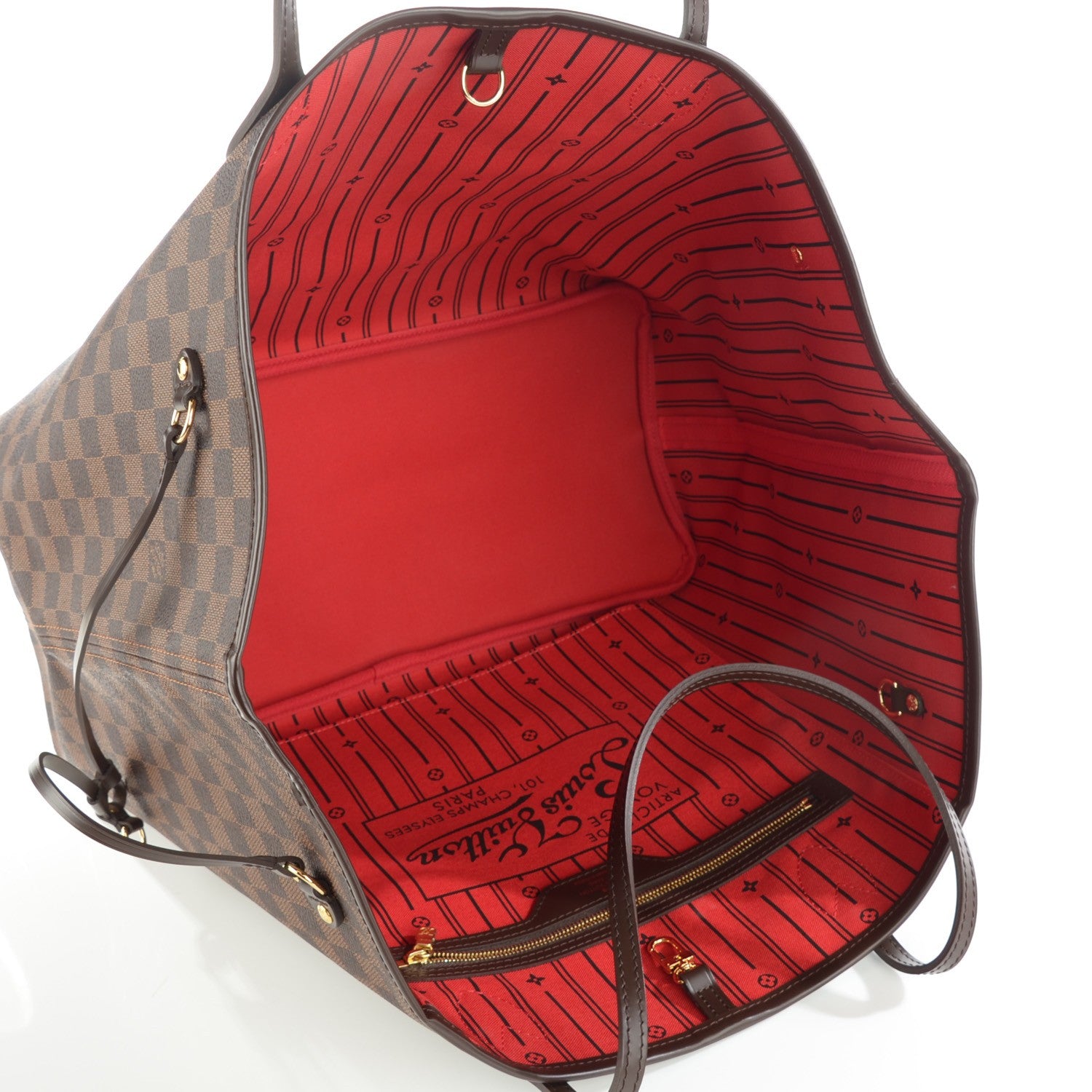 Louis Vuitton Damier Ebene Neverfull GM 7 of 7