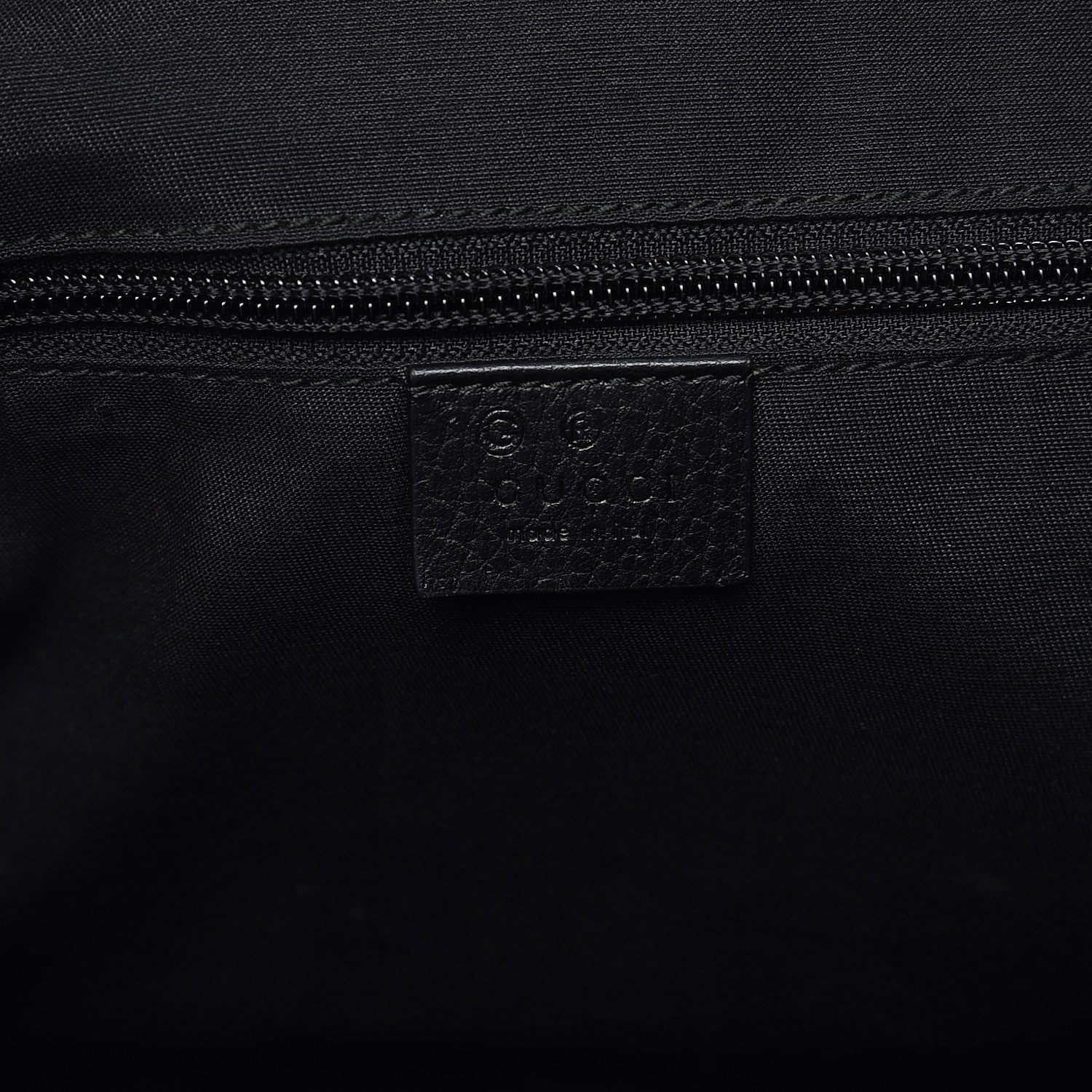 Gucci Nylon Monogram Large Messenger Black 6 of 11