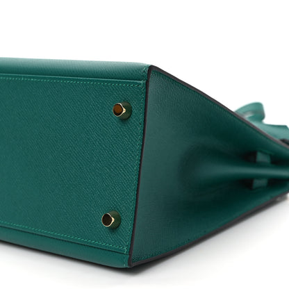 Hermes Epsom Kelly Sellier 32 Malachite 8 of 9