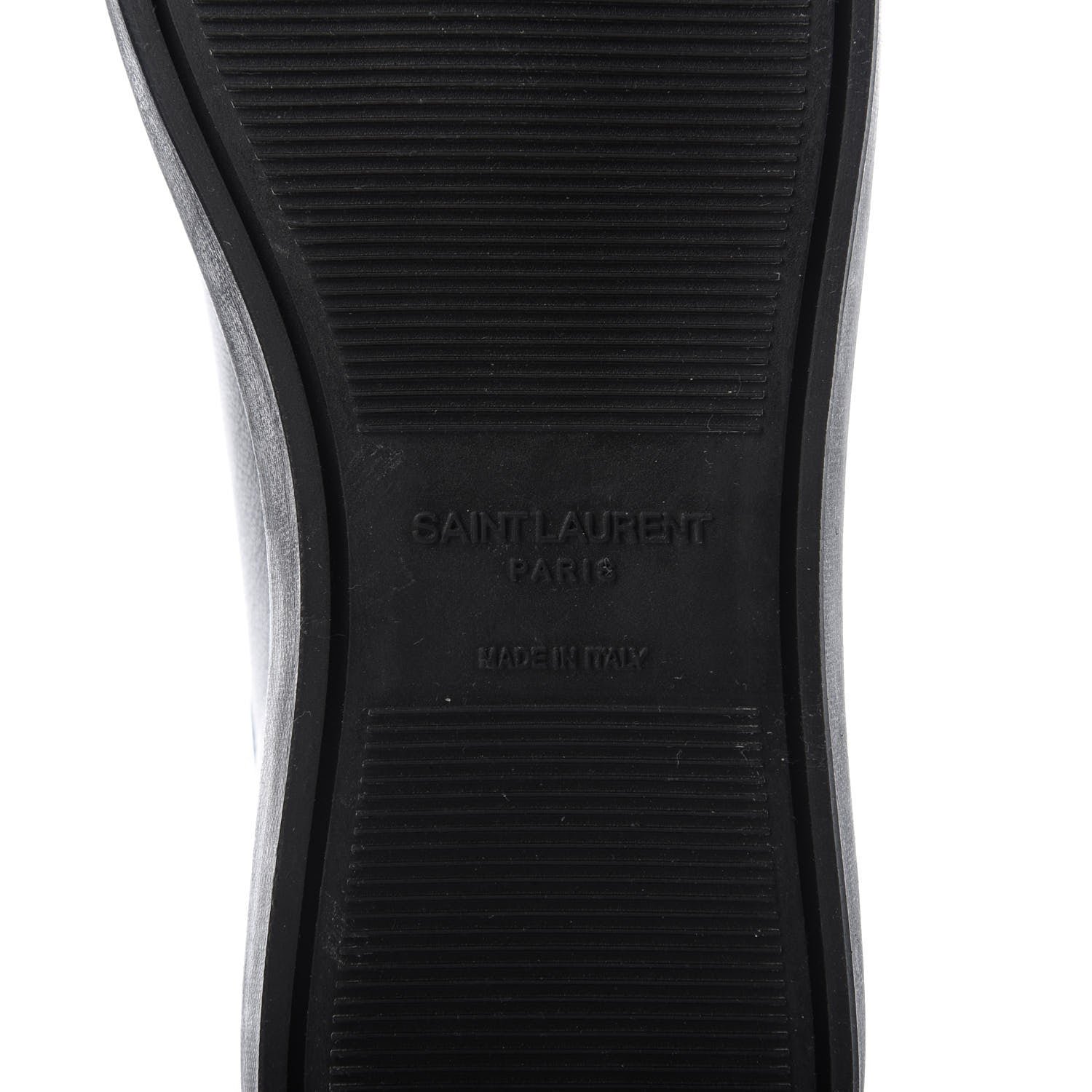 Saint Laurent Calfskin Andy Low Top Sneakers 36 Black 8 of 9