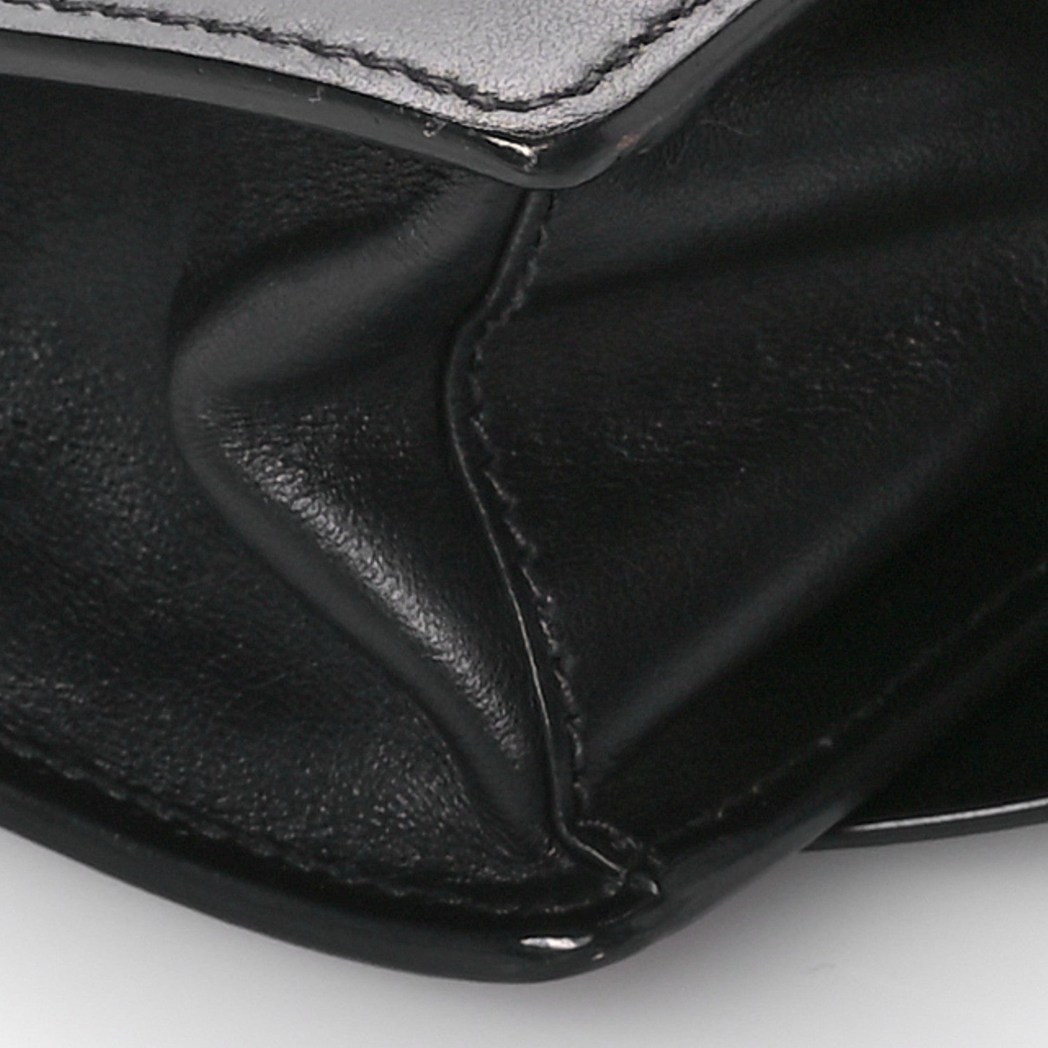 Prada City Calf Crystal Embellished Ribbon Bag Black Begonia 9 of 10