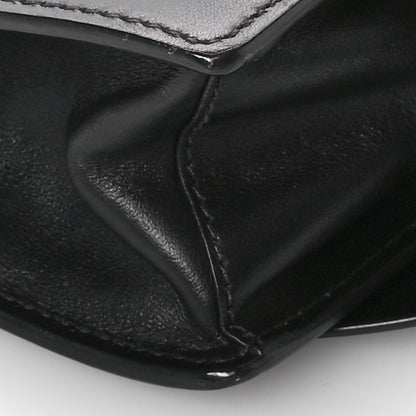 Prada City Calf Crystal Embellished Ribbon Bag Black Begonia 9 of 10