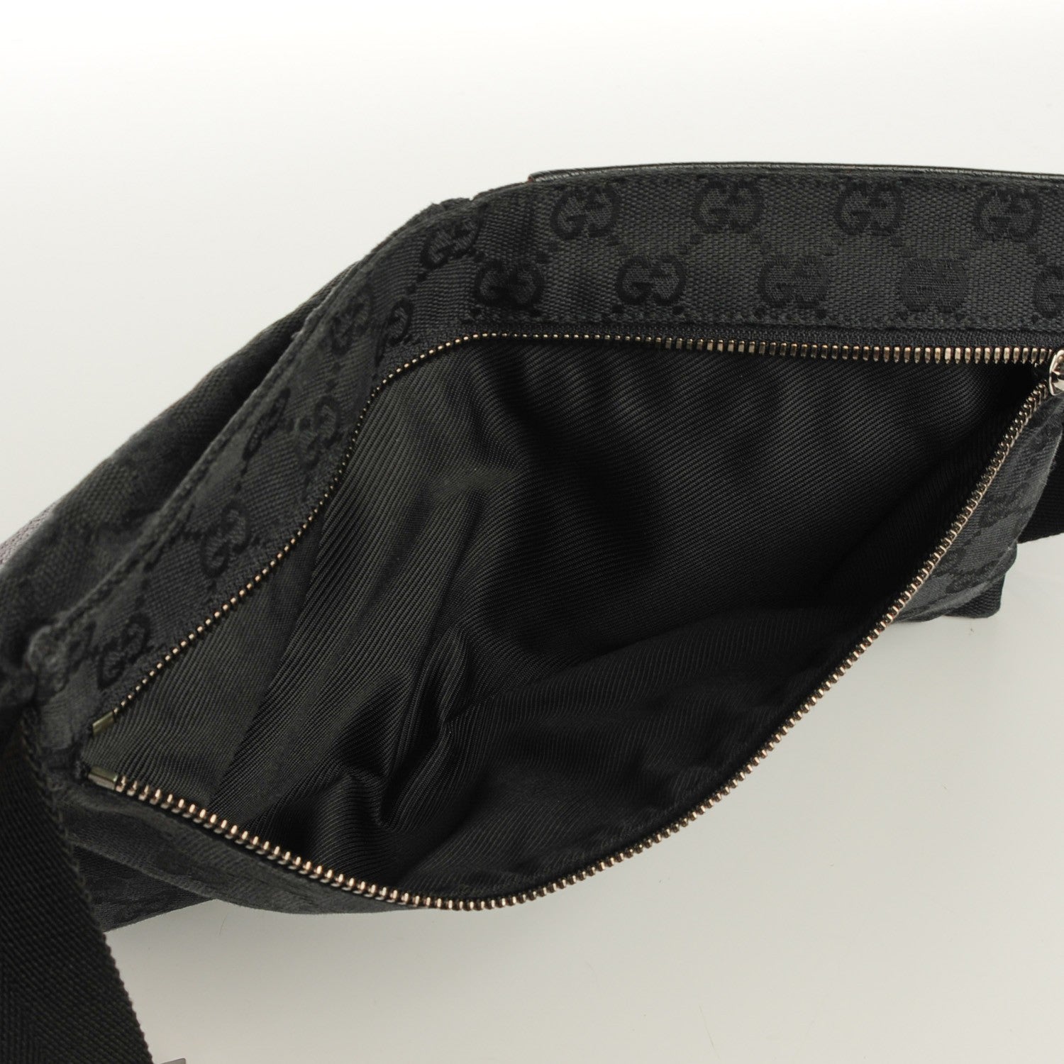 Gucci Monogram Belt Bag Black 5 of 9