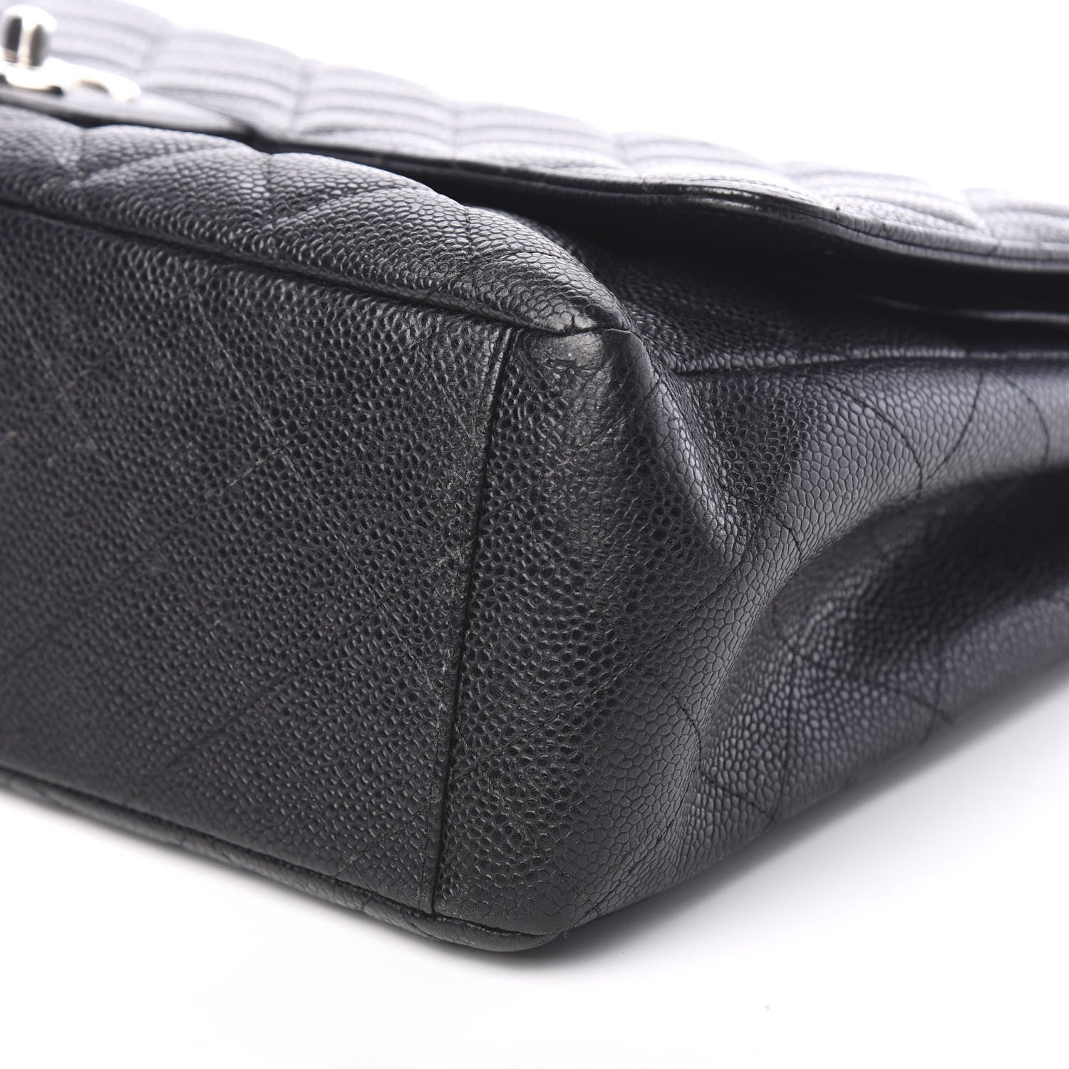 Chanel Caviar Quilted Maxi Double Flap Black 8 of 9