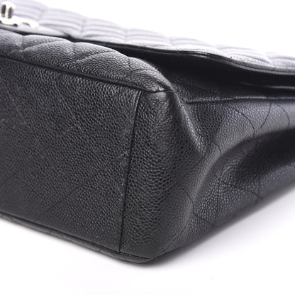 Chanel Caviar Quilted Maxi Double Flap Black 8 of 9