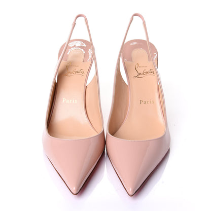 Christian Louboutin Patent Clare Sling 80 Pumps 40 Antoinette 5 of 10