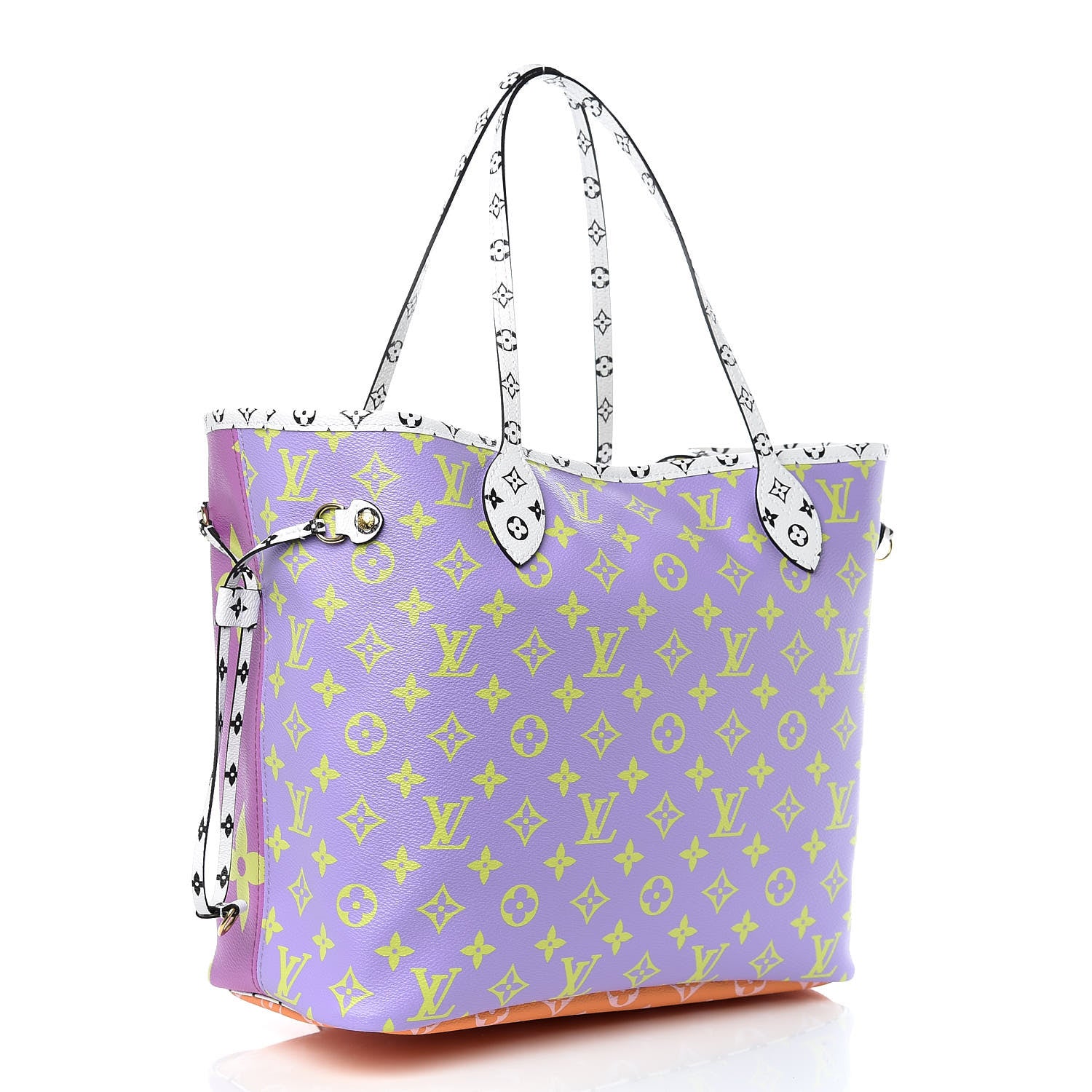 Louis Vuitton Monogram Giant Neverfull MM Pink Lilac 4 of 11