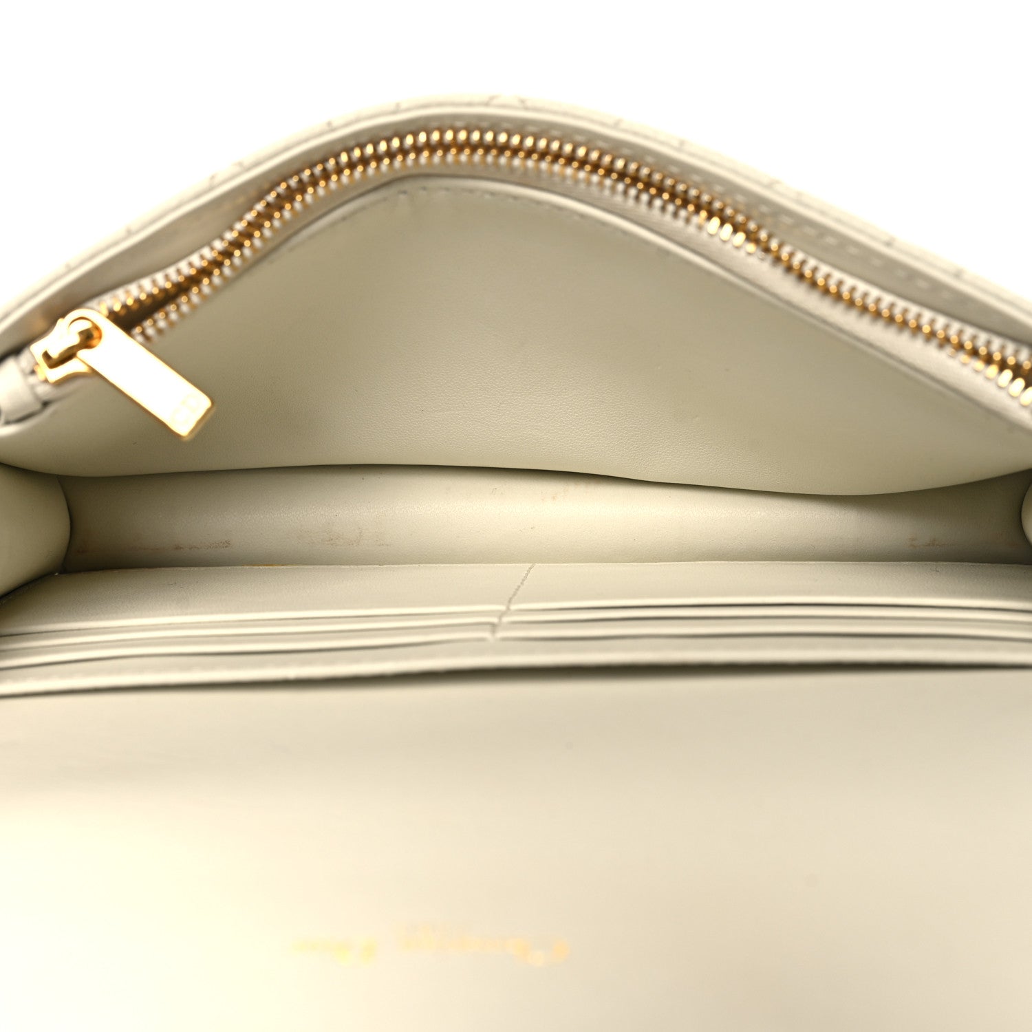 Christian Dior Supple Calfskin Caro Pouch with Chain Latte 5 of 13