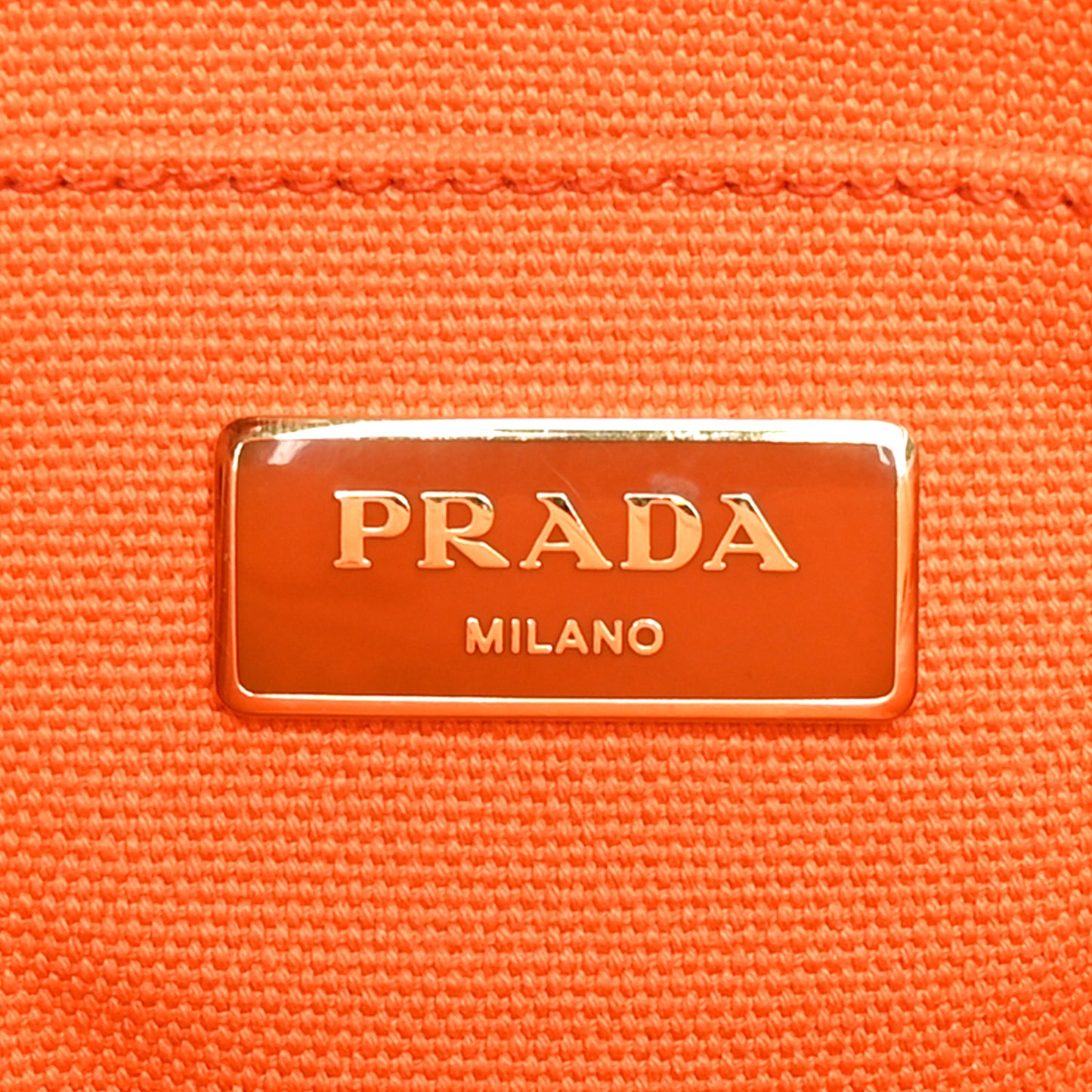 Canapa Small Logo Tote Papaya