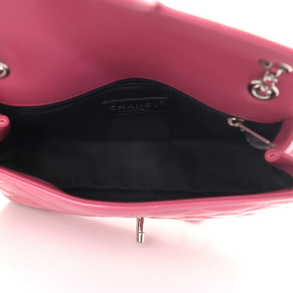 Chanel Patent Quilted Small Coco Shine Flap Pink 5 of 10