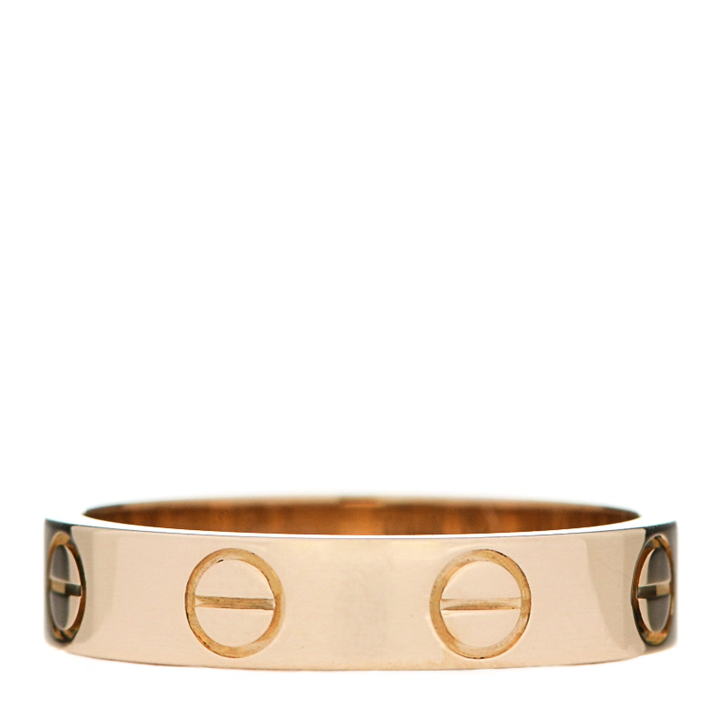 18K Yellow Gold 3.5mm LOVE Wedding Band Ring 47 4