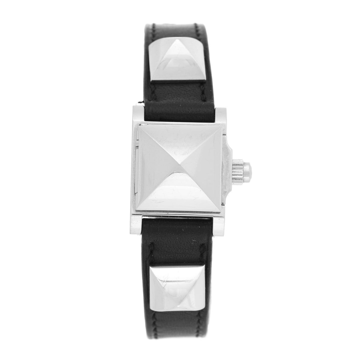 Stainless Steel Epsom 23mm Medor Quartz Watch Noir