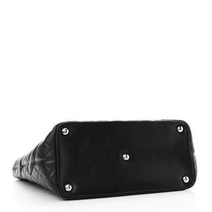 Chanel Calfskin Quilted Large Cambon Tote Black 4 of 10