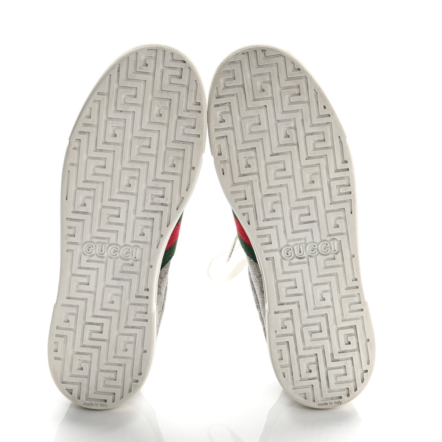GG Supreme Monogram Womens New Ace Low-Top Sneaker 37.5 Beige