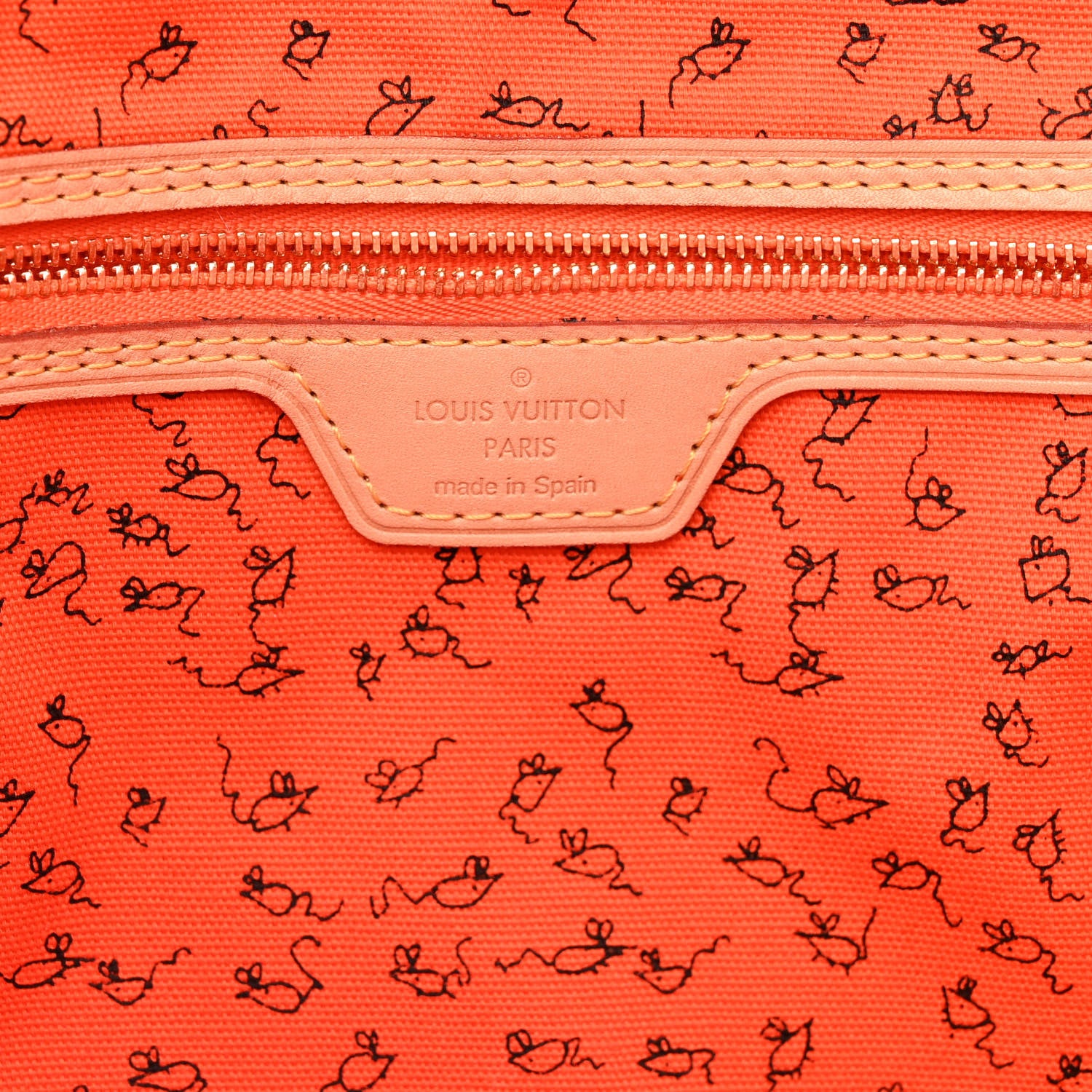 Louis Vuitton Catogram Neverfull MM Marron 7 of 12