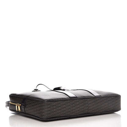 Saint Laurent Toile Classic Monogram Flat Briefcase Black 5 of 9