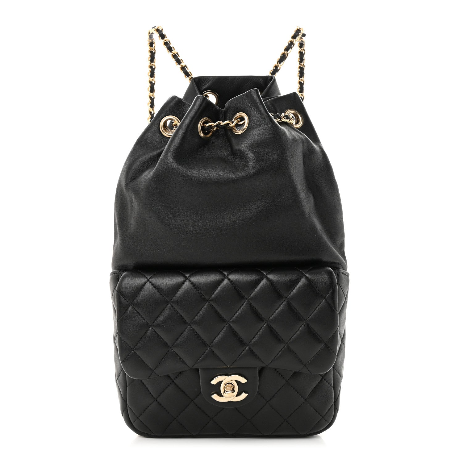 Chanel Lambskin Quilted Small In Seoul Backpack Black 1 of 11