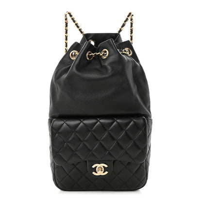 Chanel Lambskin Quilted Small In Seoul Backpack Black 1 of 11