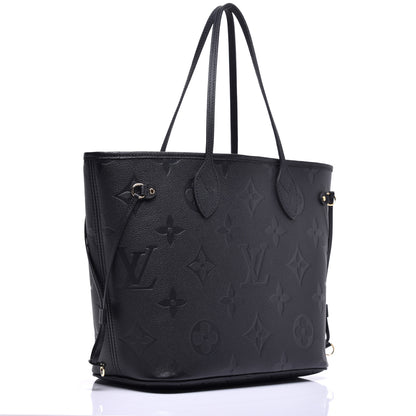 Louis Vuitton Empreinte Monogram Giant Neverfull MM Black 3 of 8
