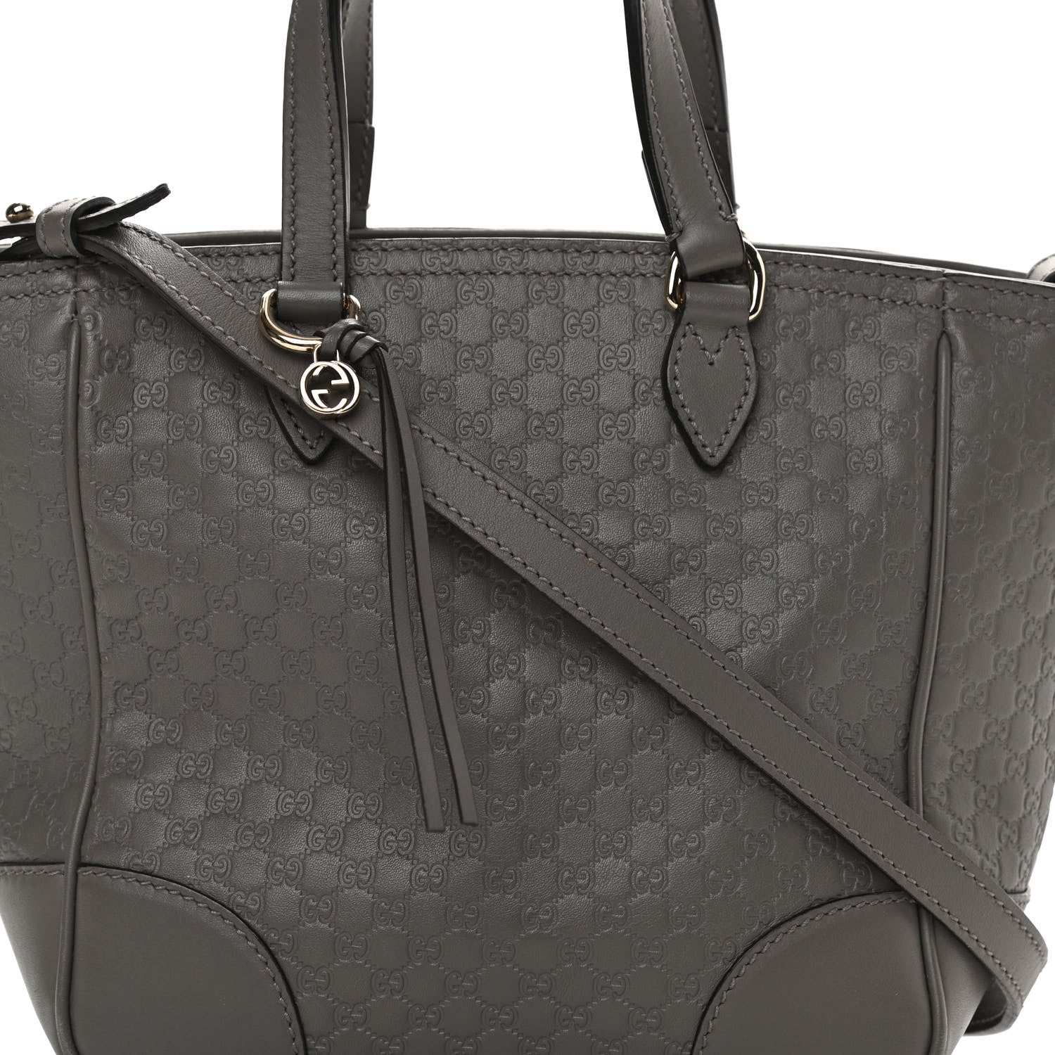 Gucci Microguccissima Small Bree Tote Graphite 8 of 13