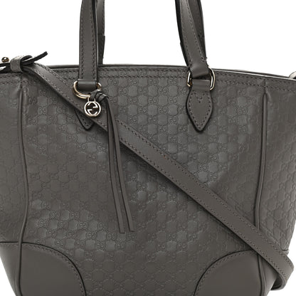 Gucci Microguccissima Small Bree Tote Graphite 8 of 13