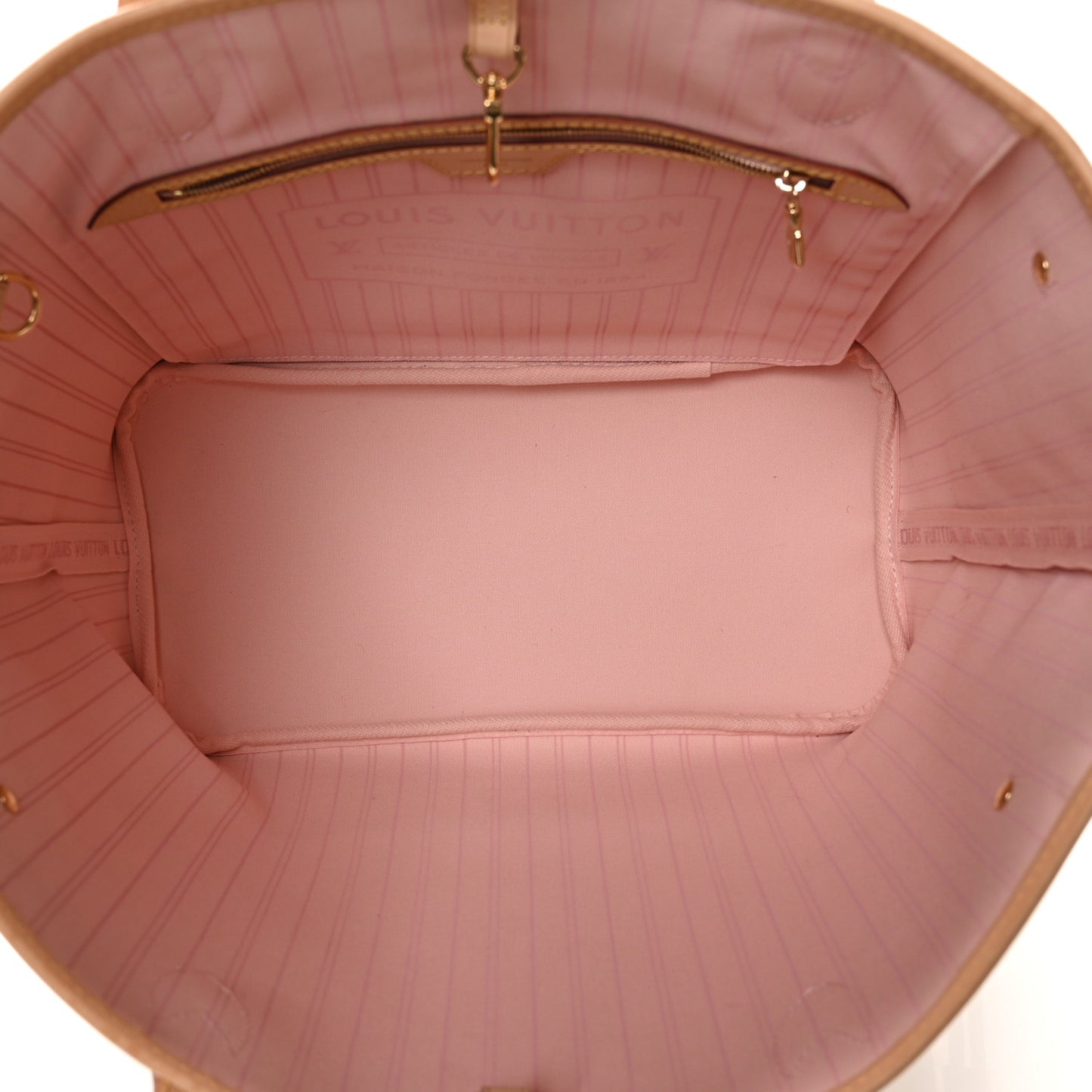Damier Azur Neo Neverfull MM Rose Ballerine