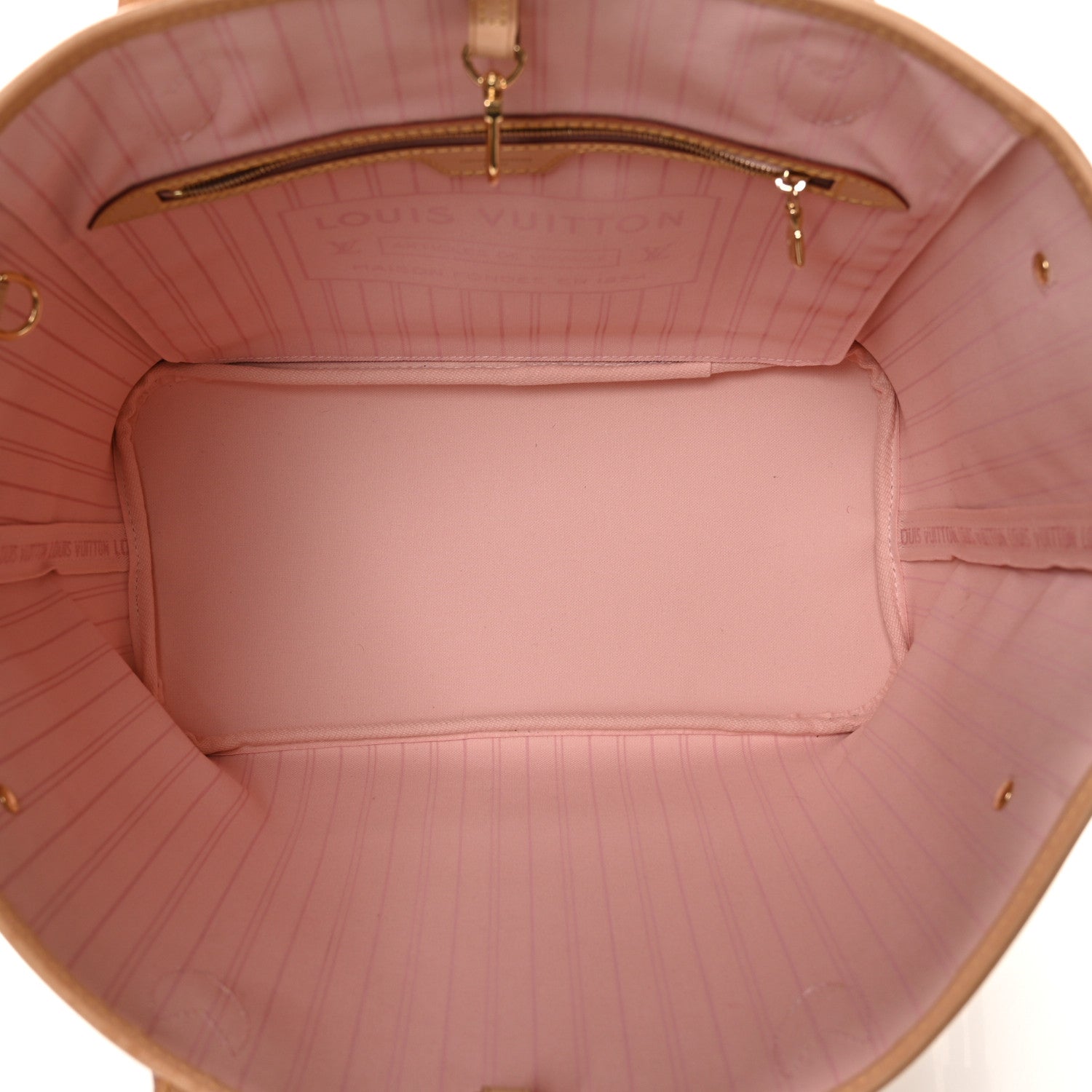 Louis Vuitton Damier Azur Neo Neverfull MM Rose Ballerine 6 of 10