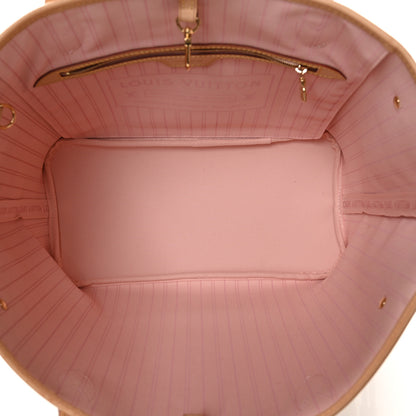 Louis Vuitton Damier Azur Neo Neverfull MM Rose Ballerine 6 of 10