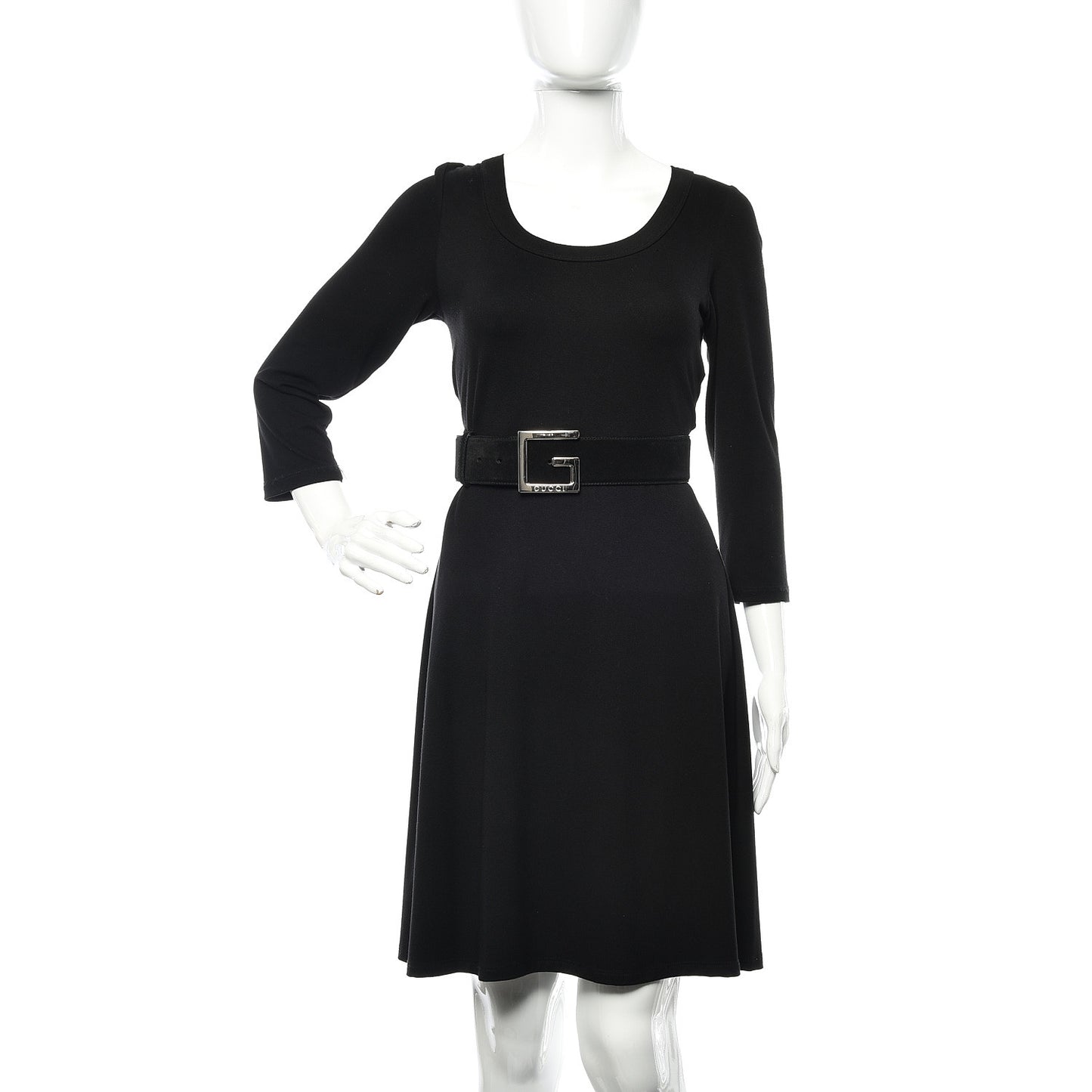 Suede G Logo Belt 80 32 Black