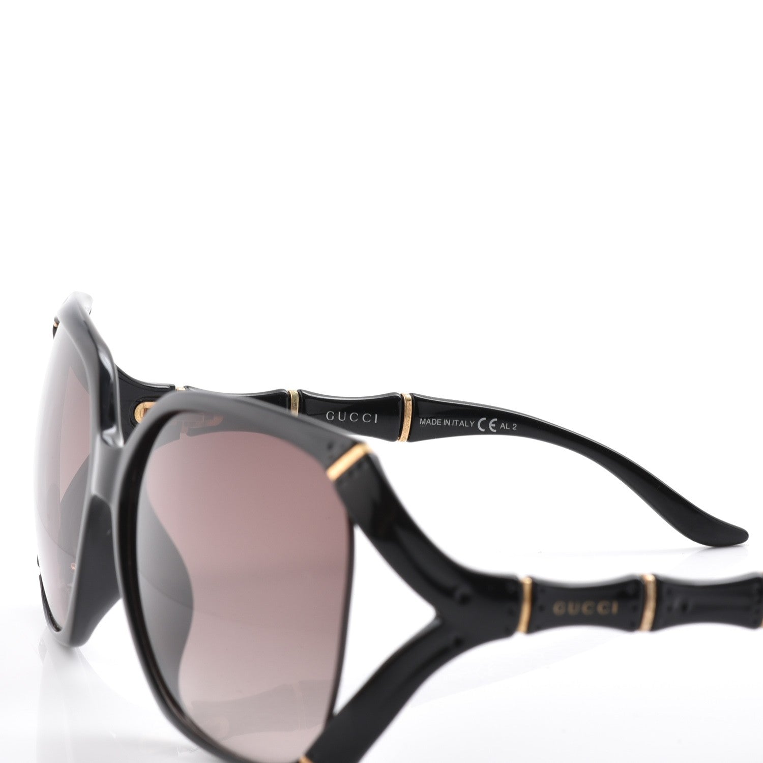 Gucci Bamboo Effect Sunglasses 3508/S Black 5 of 9