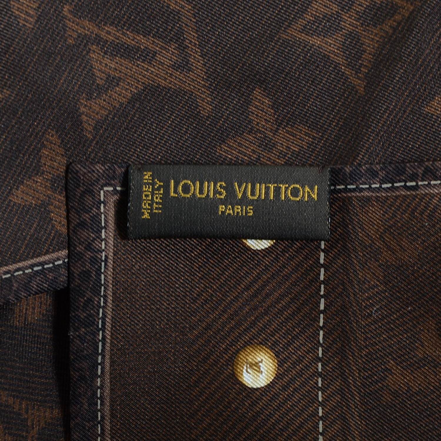 Louis Vuitton Silk Monogram New Denim Bandeau Ebene 4 of 5