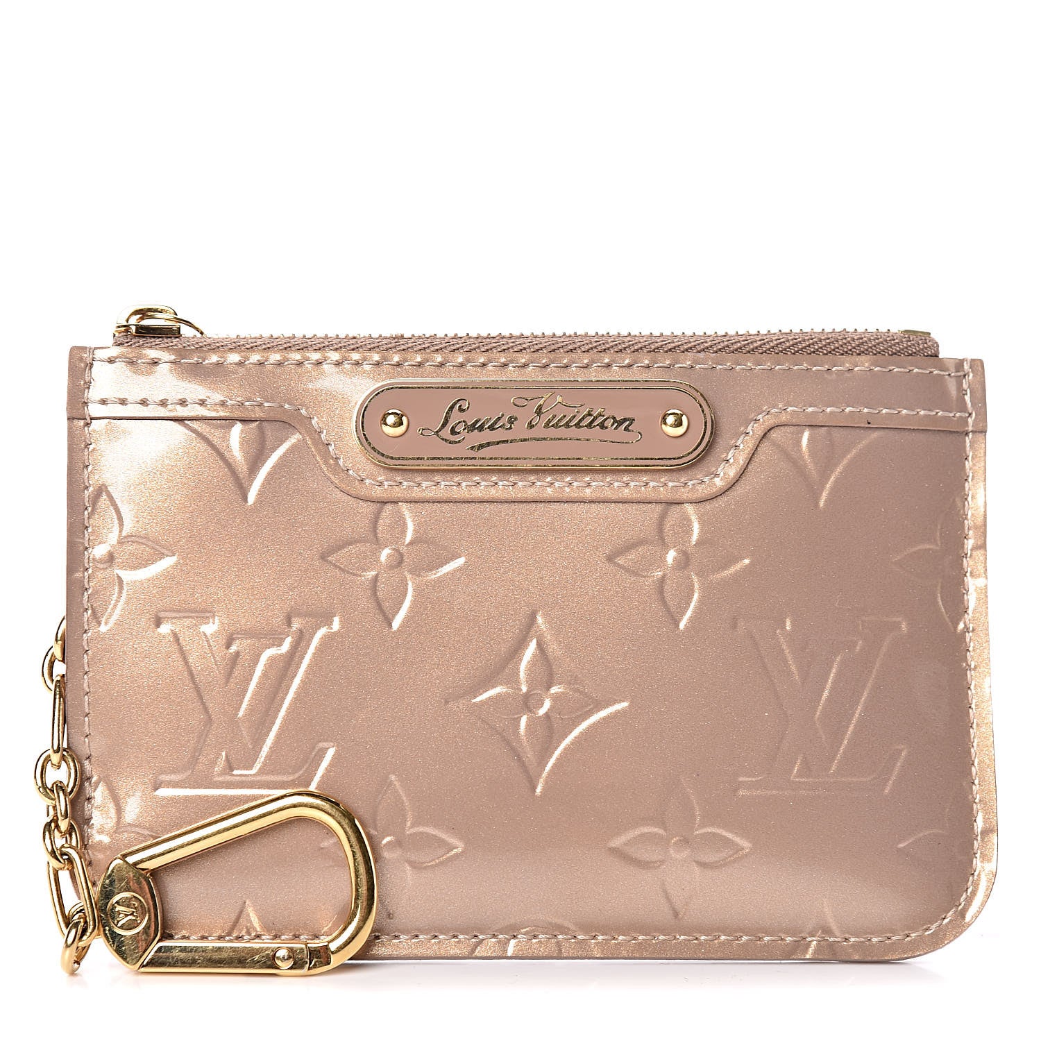 Louis Vuitton Vernis Key Pouch Beige Poudre 1 of 8