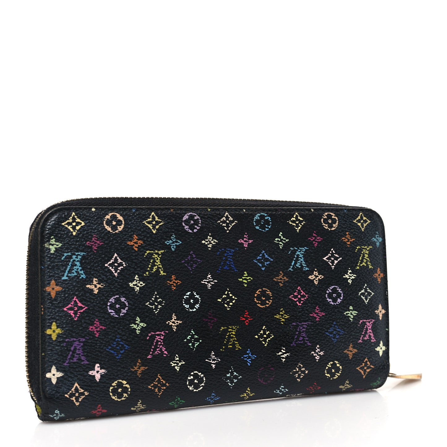 Monogram Multicolor Zippy Wallet Black Pistachio