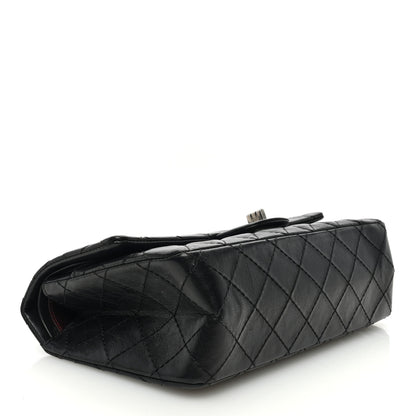 Chanel Aged Calfskin Quilted 2.55 Reissue 225 Flap Black 4 of 10
