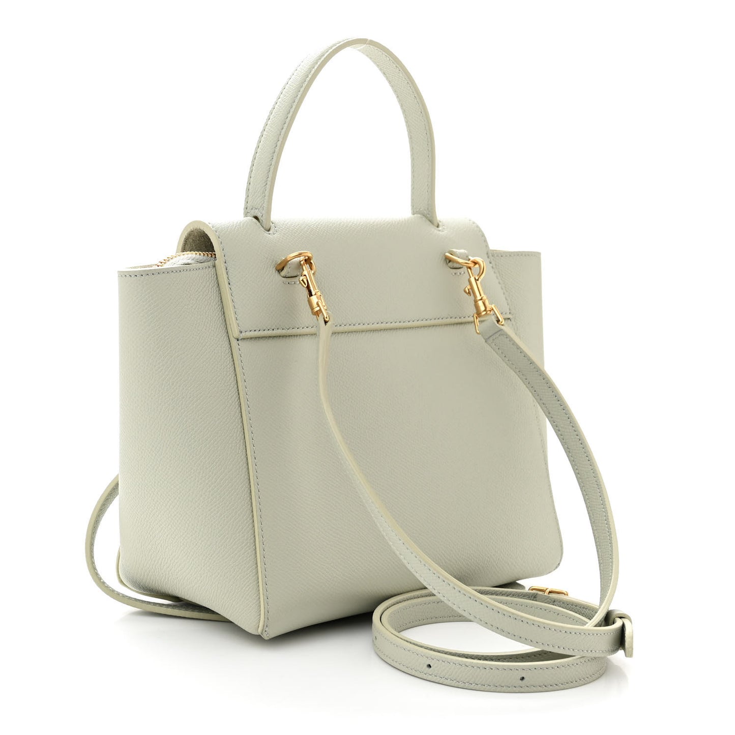 Grained Calfskin Nano Belt Bag Jade