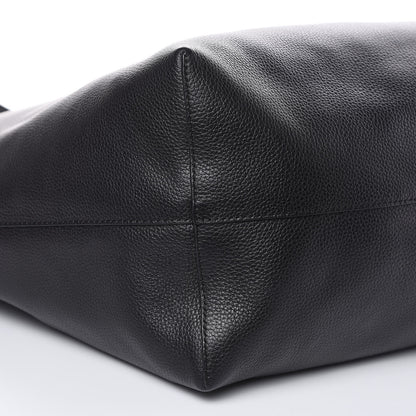 Alexander McQueen Grained Calfskin Skull Open Shopper Tote Black 8 of 9