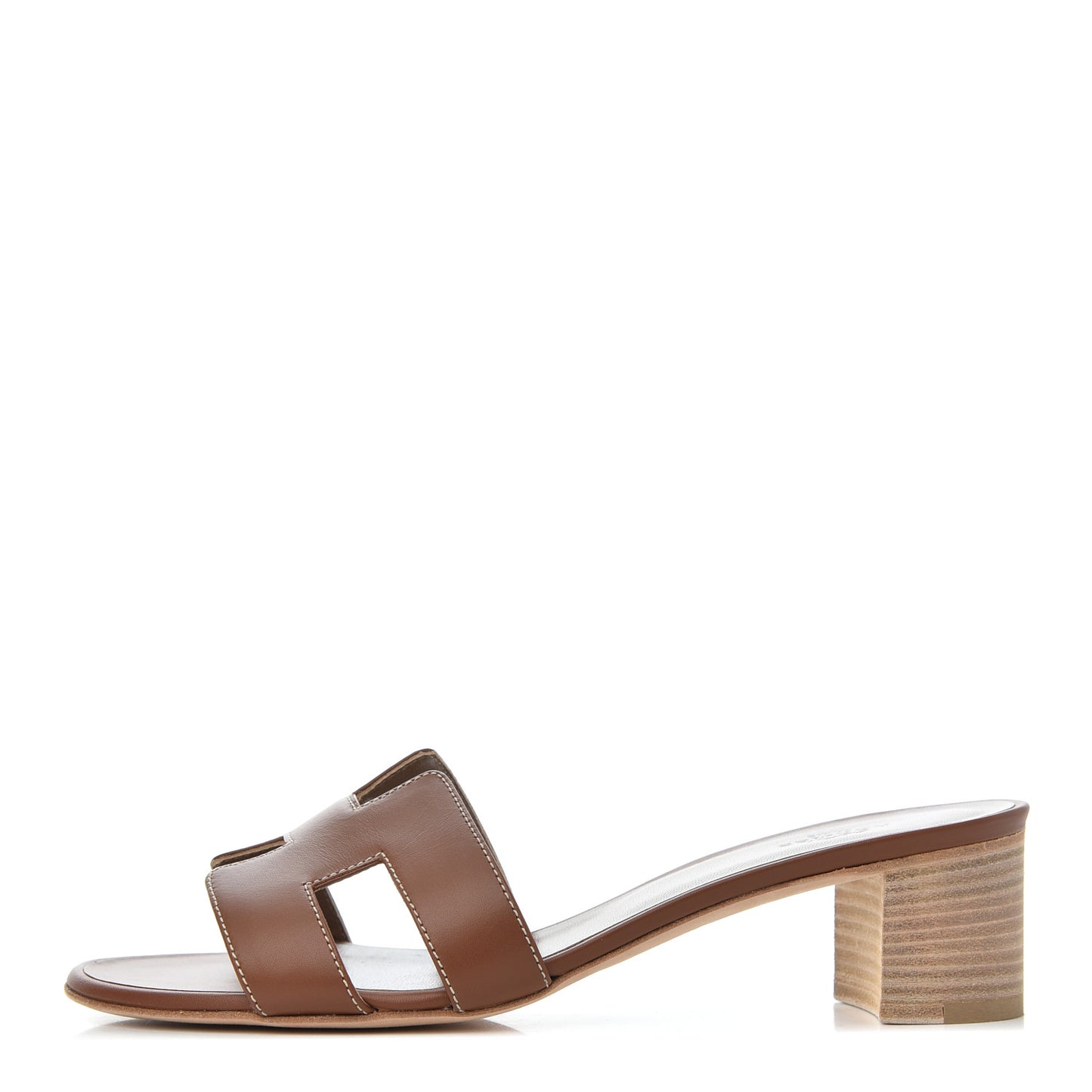 Calfskin Oasis Sandals 38 Gold
